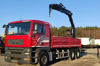 MAN Man 26.440 6x4 HDS HIAB 166 B-3 DUO Wywrotka Meiller 2-stronna