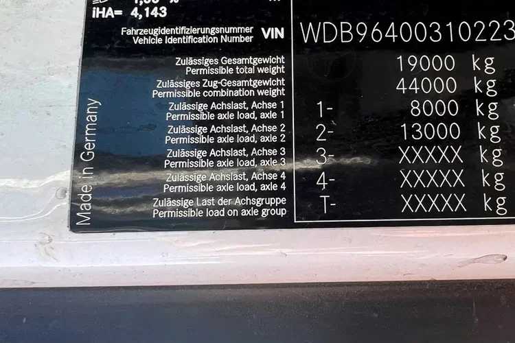 Mercedes ANTOS 1833 FAUN VARIOPRSS 520 zdjęcie 49