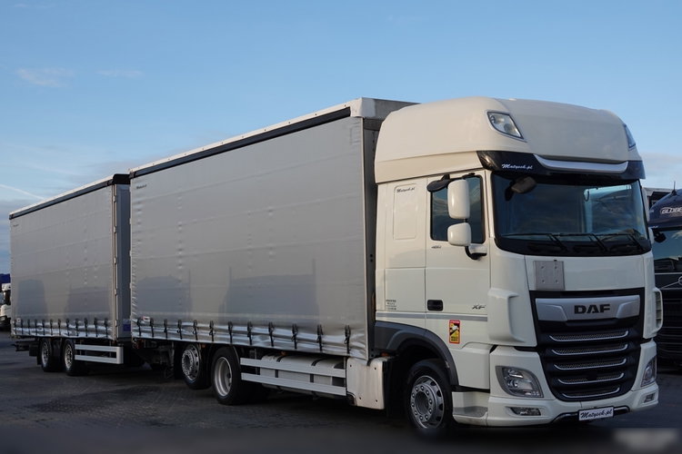 DAF XF 480 / ZESTAW TANDEM PRZEJAZDOWY / 120 M3 // PO KONTRAKCIE SERWISOWYM  zdjęcie 4