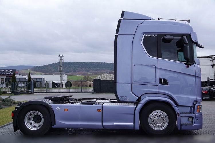 Scania S 580 / V8 / RETARDER / HYDRAULIKA /CAŁA NA PODUSZKACH / SKÓRY / NOWY MODEL / PO KONTRAKCIE SERWISOWYM  zdjęcie 9