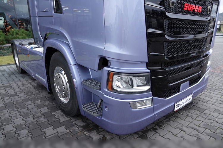 Scania S 580 / V8 / RETARDER / HYDRAULIKA /CAŁA NA PODUSZKACH / SKÓRY / NOWY MODEL / PO KONTRAKCIE SERWISOWYM  zdjęcie 10