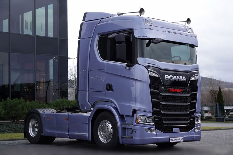 Scania S 580 / V8 / RETARDER / HYDRAULIKA /CAŁA NA PODUSZKACH / SKÓRY / NOWY MODEL / PO KONTRAKCIE SERWISOWYM  zdjęcie 1