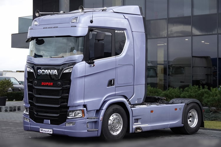 Scania S 580 / V8 / RETARDER / HYDRAULIKA /CAŁA NA PODUSZKACH / SKÓRY / NOWY MODEL / PO KONTRAKCIE SERWISOWYM  zdjęcie 4