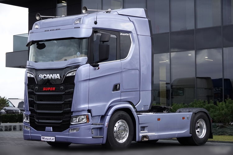 Scania S 580 / V8 / RETARDER / HYDRAULIKA /CAŁA NA PODUSZKACH / SKÓRY / NOWY MODEL / PO KONTRAKCIE SERWISOWYM  zdjęcie 5
