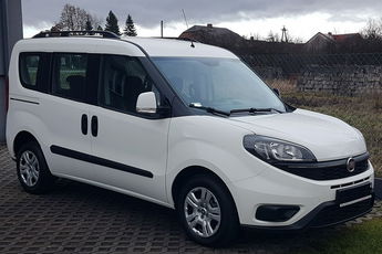 Fiat Doblo MAXI 5 OSÓB KLIMA 2 xDRZWI BOCZNE PRZESUWNE I-WŁAŚCICIEL KRAJOWY AC