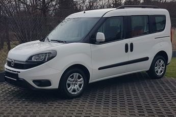 Fiat Doblo MAXI 5 OSÓB KLIMA 2 xDRZWI BOCZNE PRZESUWNE I-WŁAŚCICIEL KRAJOWY AC