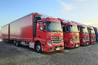 Mercedes ACTROS 2543 / 8.20 + 7.30 / ZESTAW TANDEM / EURO 6 /