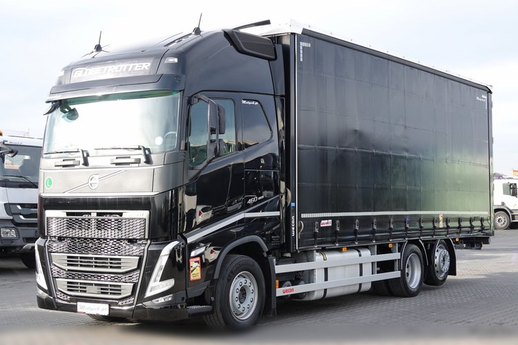 Volvo FH 460 / XXL / I-SAVE / 6x2 / FIRANKA - 7.8 m / SOLÓWKA / PODNOSZONY DACH / KLIMA POSTOJOWA / DOKI- ZAWIESIE  DO WÓZKA / PO ZŁOTYM KONTRAKCIE SERWISOWYM zdjęcie 9