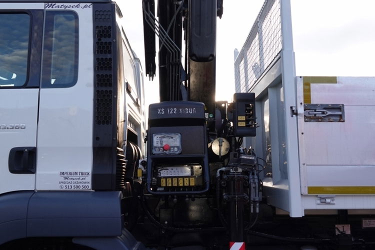 MAN TGS 33.360 / 6x4 / WYWROTKA TYLNOZSYPOWA 5.8 M + HDS HIAB XS 122 / STEROWANIE RADIOWE / HDS ZA KABINĄ / EURO 5 / UAL zdjęcie 17