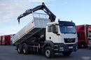 MAN TGS 33.360 / 6x4 / WYWROTKA TYLNOZSYPOWA 5.8 M + HDS HIAB XS 122 / STEROWANIE RADIOWE / HDS ZA KABINĄ / EURO 5 / UAL zdjęcie 1
