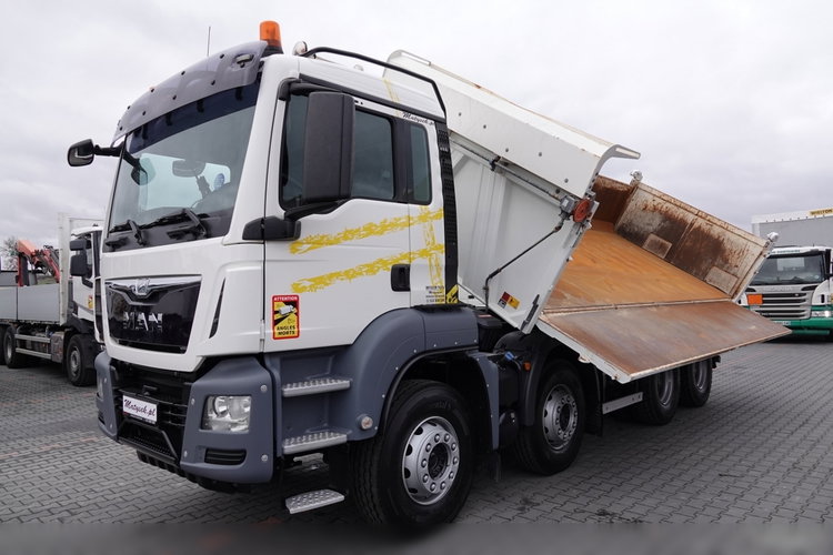 MAN TGS 35.400 / 8x4 / WYWROTKA / HYDROBURTA / MEILLER KIPPER / EURO 6 / OPONY 100% / ŁADOWNOŚĆ: 17.000 KG / PO KONTRAKCIE SERWISOWYM zdjęcie 9