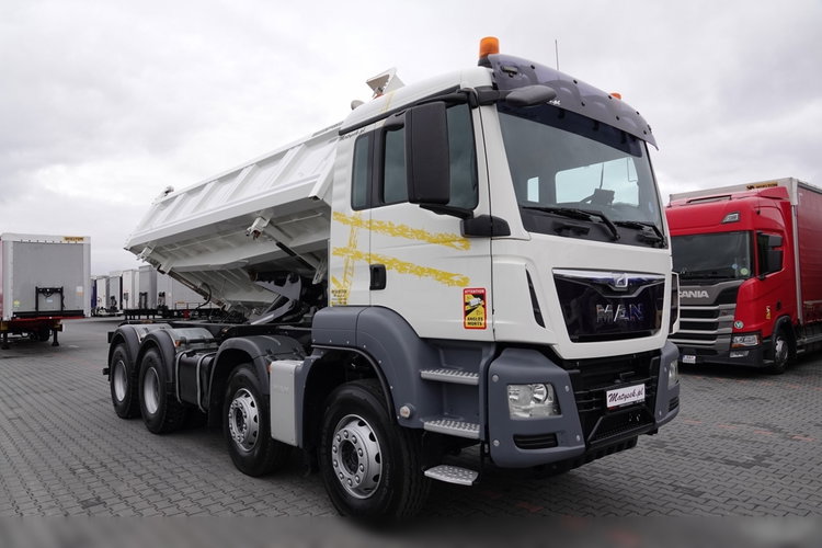 MAN TGS 35.400 / 8x4 / WYWROTKA / HYDROBURTA / MEILLER KIPPER / EURO 6 / OPONY 100% / ŁADOWNOŚĆ: 17.000 KG / PO KONTRAKCIE SERWISOWYM zdjęcie 14