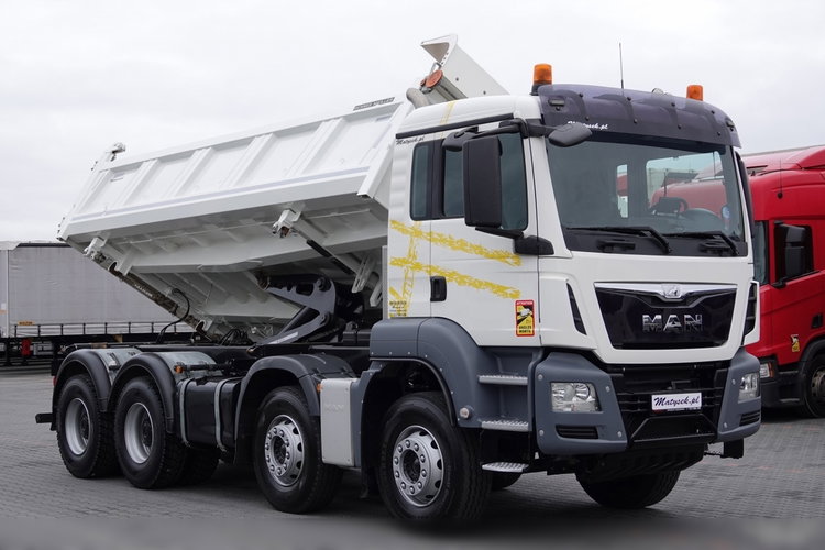 MAN TGS 35.400 / 8x4 / WYWROTKA / HYDROBURTA / MEILLER KIPPER / EURO 6 / OPONY 100% / ŁADOWNOŚĆ: 17.000 KG / PO KONTRAKCIE SERWISOWYM zdjęcie 15