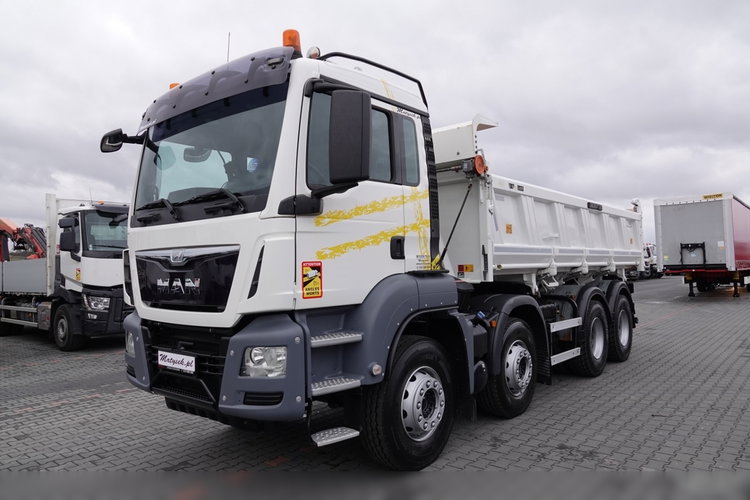 MAN TGS 35.400 / 8x4 / WYWROTKA / HYDROBURTA / MEILLER KIPPER / EURO 6 / OPONY 100% / ŁADOWNOŚĆ: 17.000 KG / PO KONTRAKCIE SERWISOWYM zdjęcie 17