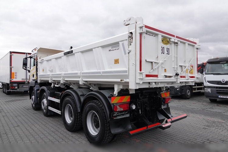 MAN TGS 35.400 / 8x4 / WYWROTKA / HYDROBURTA / MEILLER KIPPER / EURO 6 / OPONY 100% / ŁADOWNOŚĆ: 17.000 KG / PO KONTRAKCIE SERWISOWYM zdjęcie 18