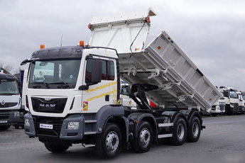 MAN TGS 35.400 / 8x4 / WYWROTKA / HYDROBURTA / MEILLER KIPPER / EURO 6 / OPONY 100% / ŁADOWNOŚĆ: 17.000 KG / PO KONTRAKCIE SERWISOWYM