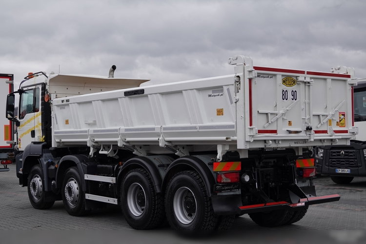 MAN TGS 35.400 / 8x4 / WYWROTKA / HYDROBURTA / MEILLER KIPPER / EURO 6 / OPONY 100% / ŁADOWNOŚĆ: 17.000 KG / PO KONTRAKCIE SERWISOWYM zdjęcie 19