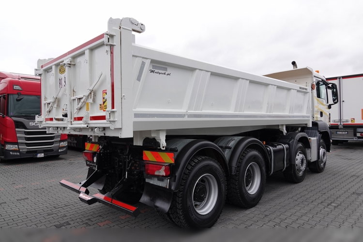 MAN TGS 35.400 / 8x4 / WYWROTKA / HYDROBURTA / MEILLER KIPPER / EURO 6 / OPONY 100% / ŁADOWNOŚĆ: 17.000 KG / PO KONTRAKCIE SERWISOWYM zdjęcie 20