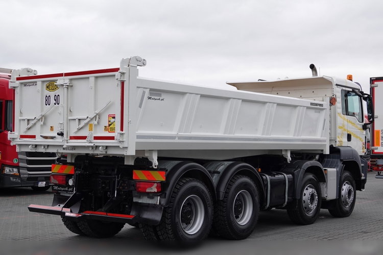 MAN TGS 35.400 / 8x4 / WYWROTKA / HYDROBURTA / MEILLER KIPPER / EURO 6 / OPONY 100% / ŁADOWNOŚĆ: 17.000 KG / PO KONTRAKCIE SERWISOWYM zdjęcie 21