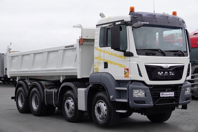MAN TGS 35.400 / 8x4 / WYWROTKA / HYDROBURTA / MEILLER KIPPER / EURO 6 / OPONY 100% / ŁADOWNOŚĆ: 17.000 KG / PO KONTRAKCIE SERWISOWYM zdjęcie 23