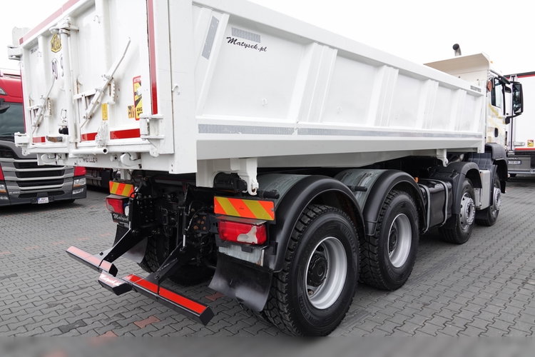 MAN TGS 35.400 / 8x4 / WYWROTKA / HYDROBURTA / MEILLER KIPPER / EURO 6 / OPONY 100% / ŁADOWNOŚĆ: 17.000 KG / PO KONTRAKCIE SERWISOWYM zdjęcie 31