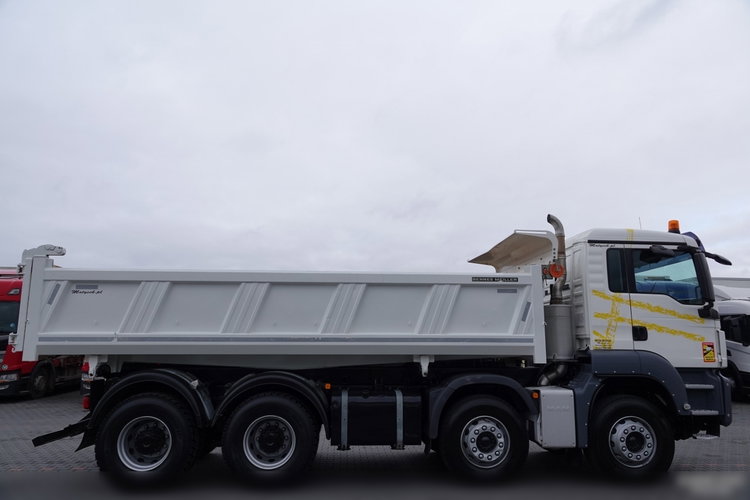 MAN TGS 35.400 / 8x4 / WYWROTKA / HYDROBURTA / MEILLER KIPPER / EURO 6 / OPONY 100% / ŁADOWNOŚĆ: 17.000 KG / PO KONTRAKCIE SERWISOWYM zdjęcie 32
