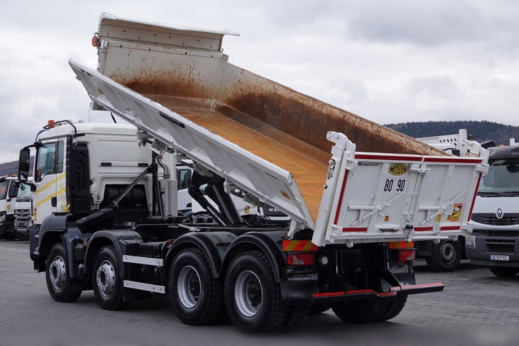 MAN TGS 35.400 / 8x4 / WYWROTKA / HYDROBURTA / MEILLER KIPPER / EURO 6 / OPONY 100% / ŁADOWNOŚĆ: 17.000 KG / PO KONTRAKCIE SERWISOWYM zdjęcie 3