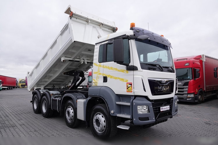 MAN TGS 35.400 / 8x4 / WYWROTKA / HYDROBURTA / MEILLER KIPPER / EURO 6 / OPONY 100% / ŁADOWNOŚĆ: 17.000 KG / PO KONTRAKCIE SERWISOWYM zdjęcie 6