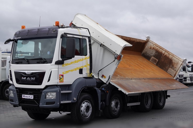 MAN TGS 35.400 / 8x4 / WYWROTKA / HYDROBURTA / MEILLER KIPPER / EURO 6 / OPONY 100% / ŁADOWNOŚĆ: 17.000 KG / PO KONTRAKCIE SERWISOWYM zdjęcie 8