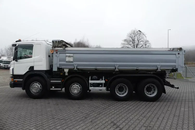 Scania P400 / 8x4 / WYWROTKA / HYDROBURTA / MANUAL / RETARDER / zdjęcie 10