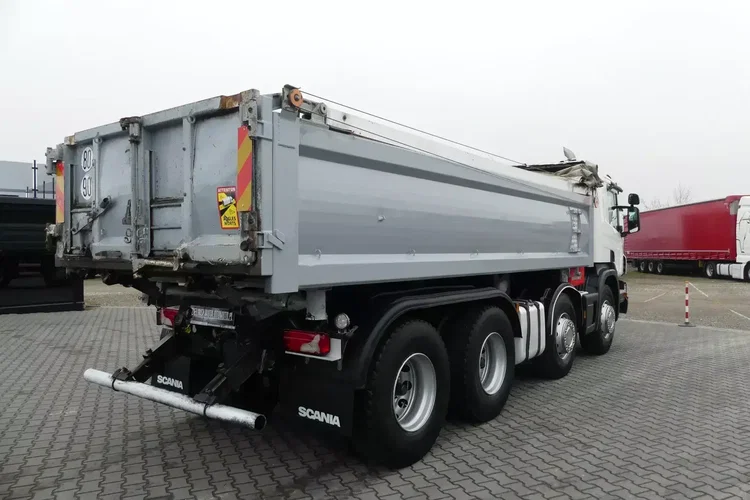 Scania P400 / 8x4 / WYWROTKA / HYDROBURTA / MANUAL / RETARDER / zdjęcie 13