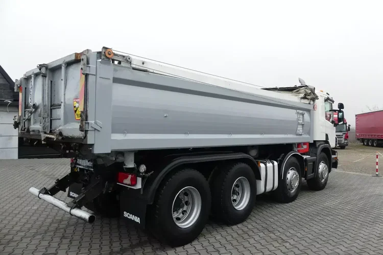 Scania P400 / 8x4 / WYWROTKA / HYDROBURTA / MANUAL / RETARDER / zdjęcie 14