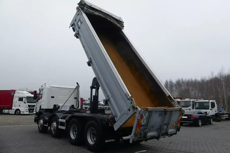 Scania P400 / 8x4 / WYWROTKA / HYDROBURTA / MANUAL / RETARDER / zdjęcie 3