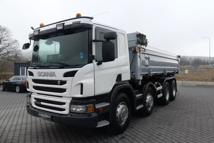 Scania P400 / 8x4 / WYWROTKA / HYDROBURTA / MANUAL / RETARDER / zdjęcie 8