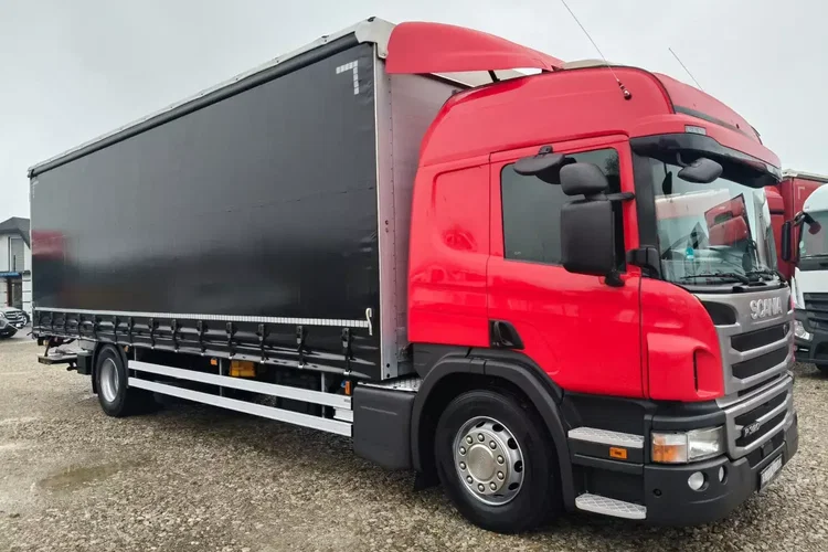 Scania P320 / FIRANKA 8.60 + WINDA / EURO 6 / NISKI PRZEBIEG / zdjęcie 10