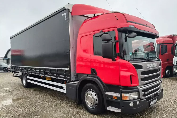 Scania P320 / FIRANKA 8.60 + WINDA / EURO 6 / NISKI PRZEBIEG / zdjęcie 12