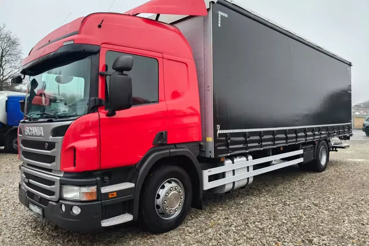 Scania P320 / FIRANKA 8.60 + WINDA / EURO 6 / NISKI PRZEBIEG / zdjęcie 3