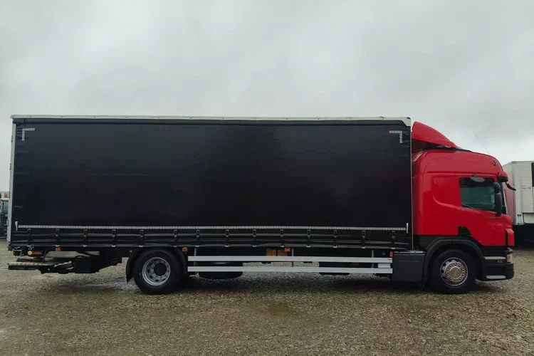 Scania P320 / FIRANKA 8.60 + WINDA / EURO 6 / NISKI PRZEBIEG / zdjęcie 9
