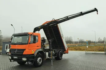 Mercedes AXOR 1829 / WYWROTKA + HDS HIAB SKŁADANY W Z /