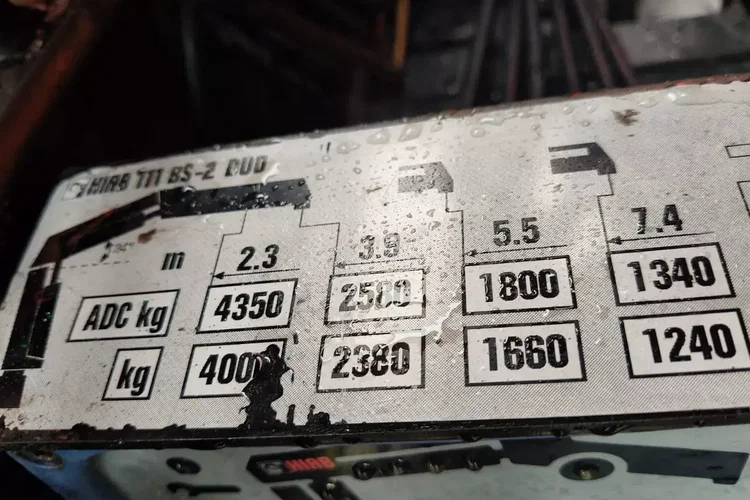 Mercedes AXOR 1829 / WYWROTKA + HDS HIAB SKŁADANY W Z / zdjęcie 11