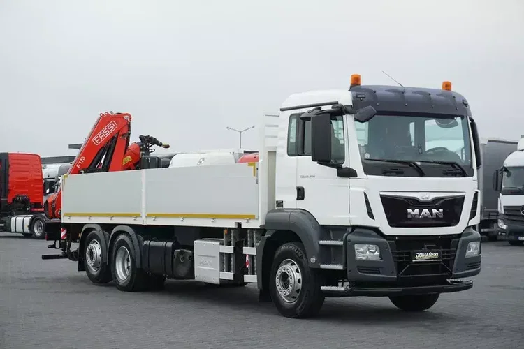 MAN / TGS / 26.400 / 6 X 2 / SKRZYNIOWY + HDS / FASSI F 175 / OŚ SKRĘTNA zdjęcie 10