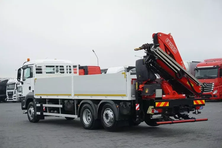 MAN / TGS / 26.400 / 6 X 2 / SKRZYNIOWY + HDS / FASSI F 175 / OŚ SKRĘTNA zdjęcie 31