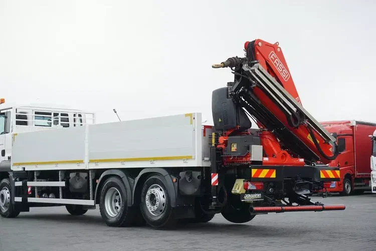 MAN / TGS / 26.400 / 6 X 2 / SKRZYNIOWY + HDS / FASSI F 175 / OŚ SKRĘTNA zdjęcie 33