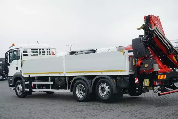 MAN / TGS / 26.400 / 6 X 2 / SKRZYNIOWY + HDS / FASSI F 175 / OŚ SKRĘTNA zdjęcie 34