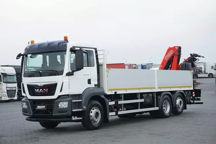 MAN / TGS / 26.400 / 6 X 2 / SKRZYNIOWY + HDS / FASSI F 175 / OŚ SKRĘTNA zdjęcie 36