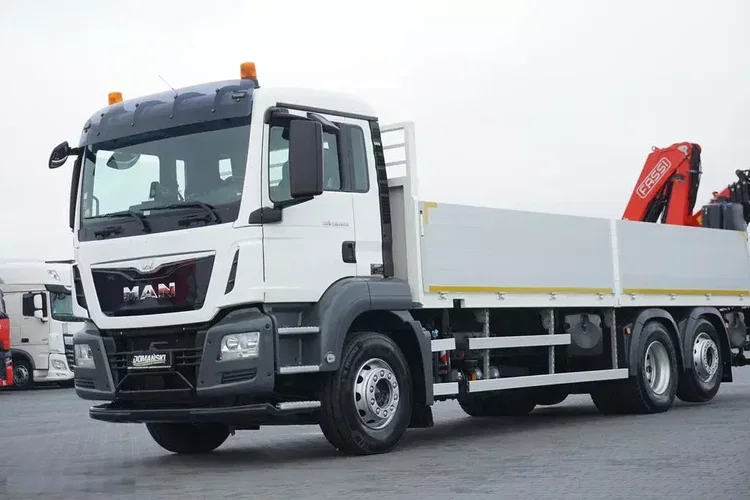 MAN / TGS / 26.400 / 6 X 2 / SKRZYNIOWY + HDS / FASSI F 175 / OŚ SKRĘTNA zdjęcie 38