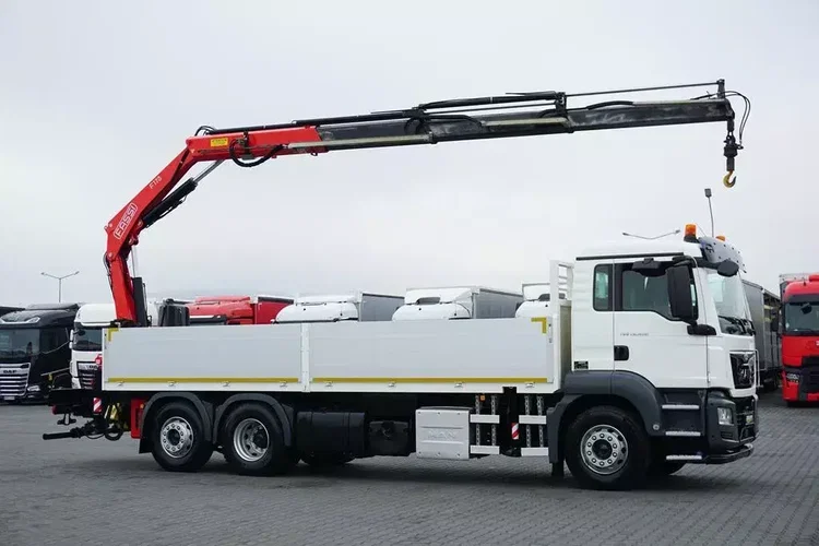 MAN / TGS / 26.400 / 6 X 2 / SKRZYNIOWY + HDS / FASSI F 175 / OŚ SKRĘTNA zdjęcie 4
