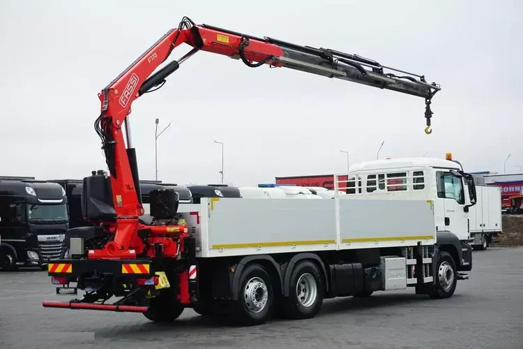 MAN / TGS / 26.400 / 6 X 2 / SKRZYNIOWY + HDS / FASSI F 175 / OŚ SKRĘTNA zdjęcie 5