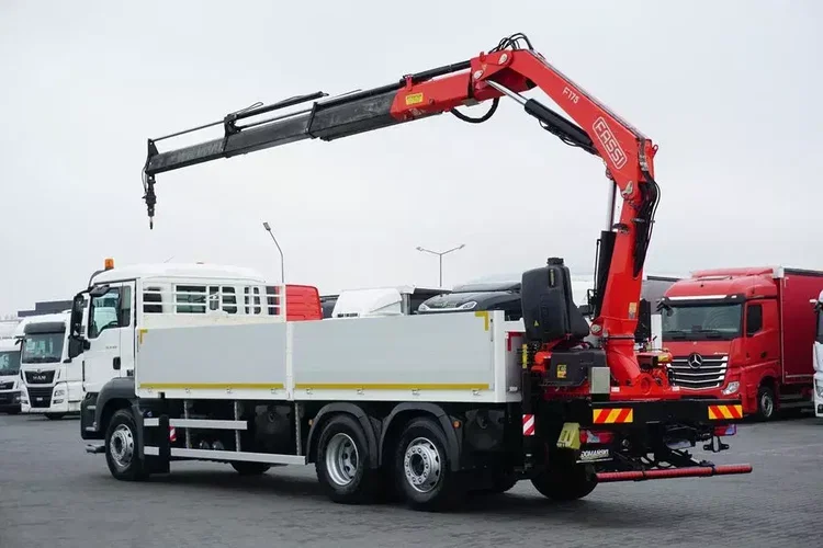 MAN / TGS / 26.400 / 6 X 2 / SKRZYNIOWY + HDS / FASSI F 175 / OŚ SKRĘTNA zdjęcie 6