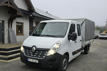 Renault Master 2.3 dCi 130KM / Doka Brygadówka / 7 osób / Salon PL I-właściciel